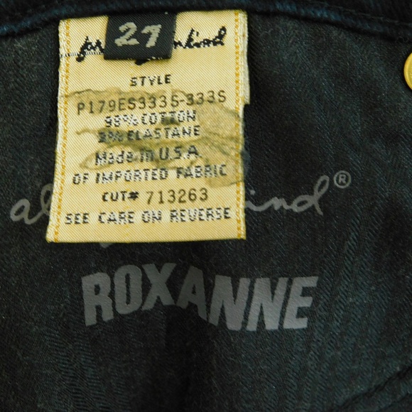 7FAM Evan Yurman Roxanne Black Jeans 27x32 - Picture 6 of 8